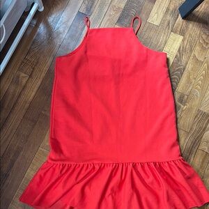 Red Sleeveless Dress